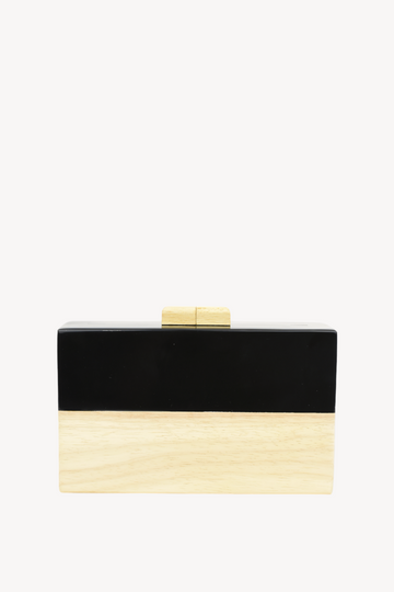 Clutch Negro Madera