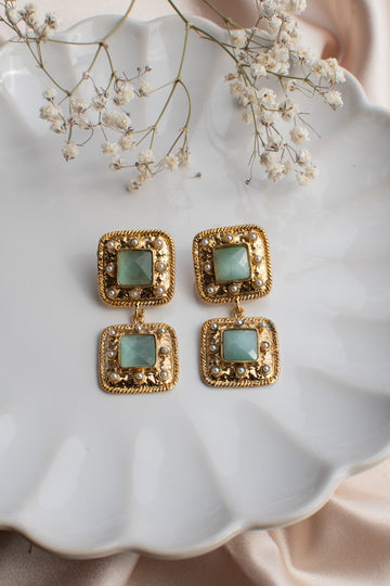 Pendientes Marquesa Verde