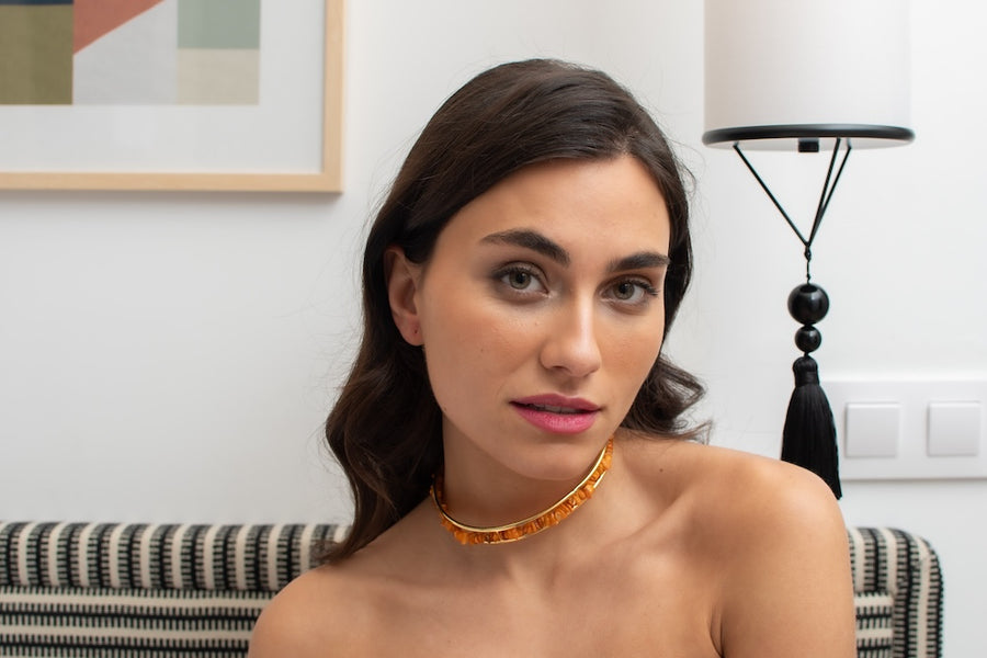 Choker Mallorca Naranja