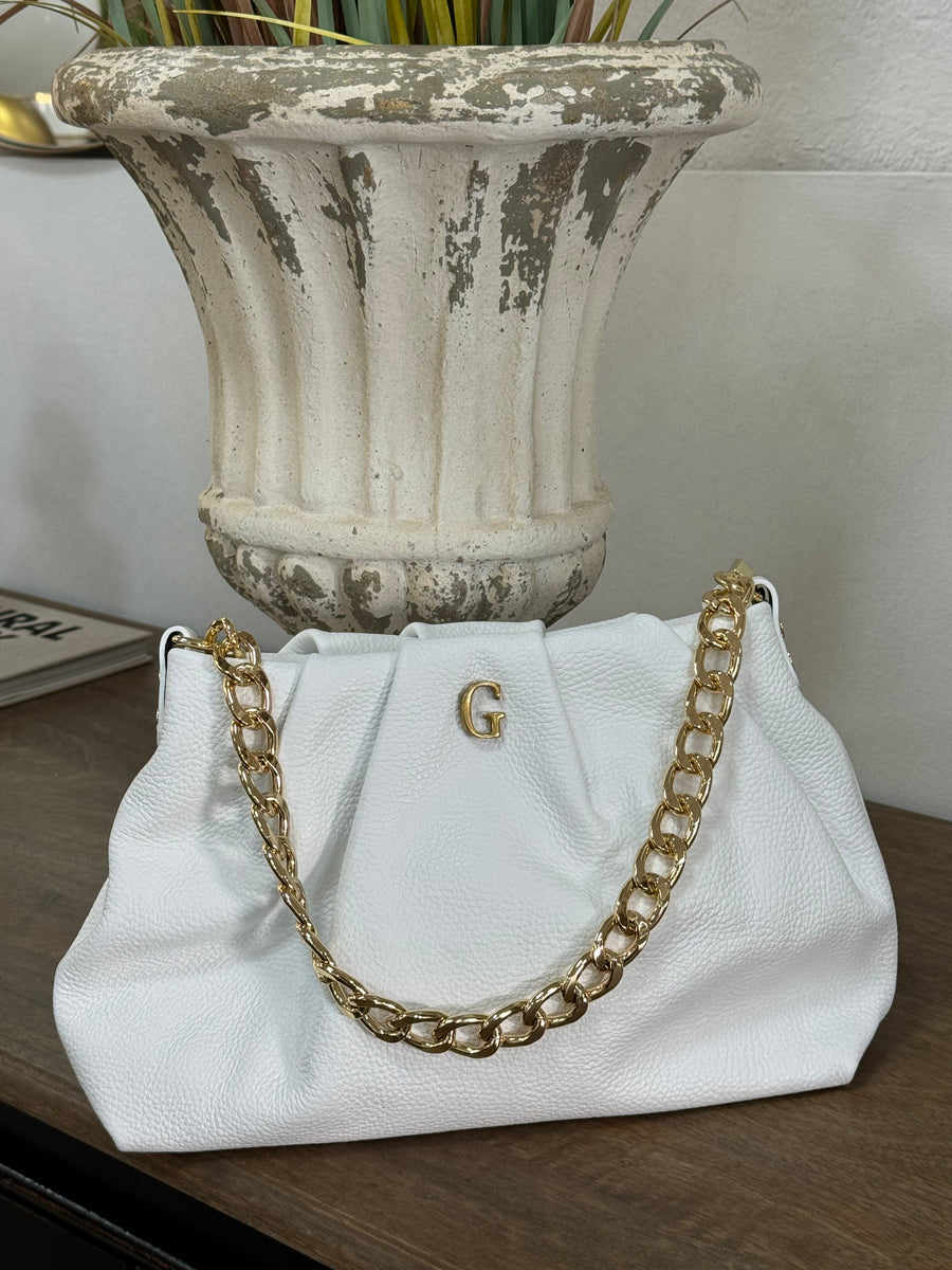 Bolso Piel Paris Blanco