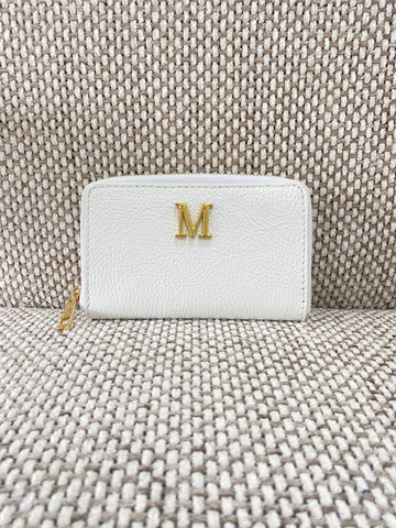 Cartera Piel Blanco Personalizado