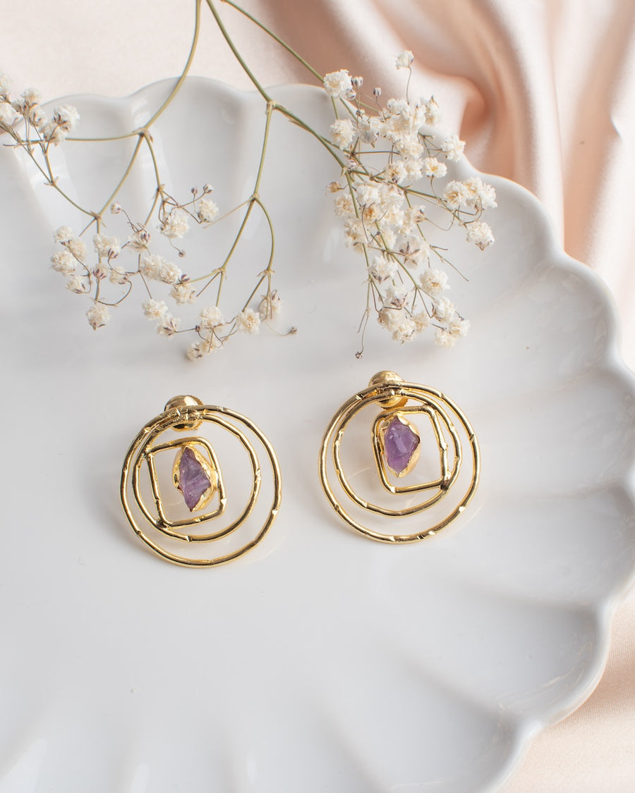 Pendientes Violeta