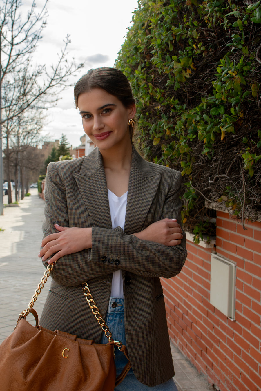 Bolso Piel Paris Taupe