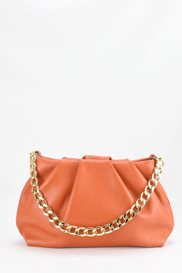 Bolso Piel Paris Naranja