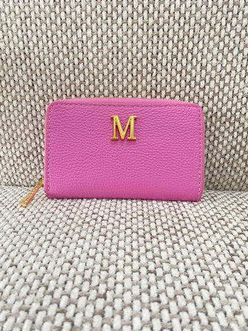 Cartera Piel Rosa Personalizado