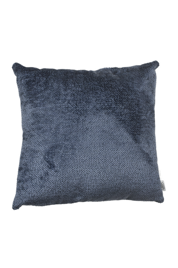 Cojín Chenilla Azul Intenso