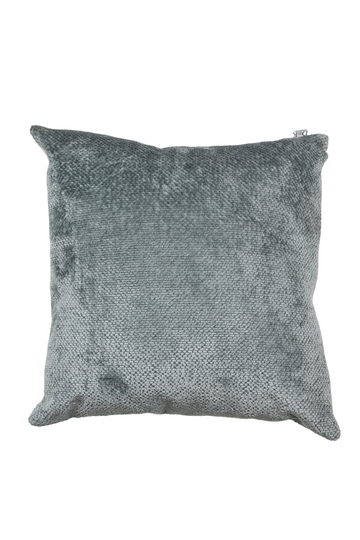 Cojín Chenilla Gris Perla