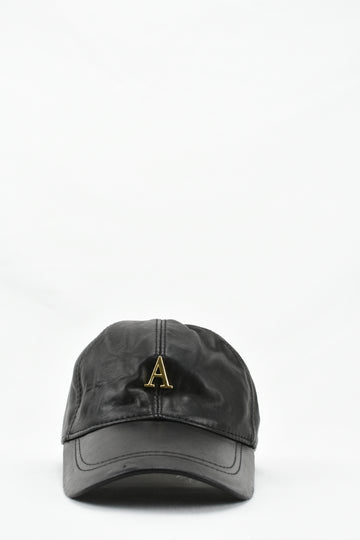 GORRA PIEL NEGRA