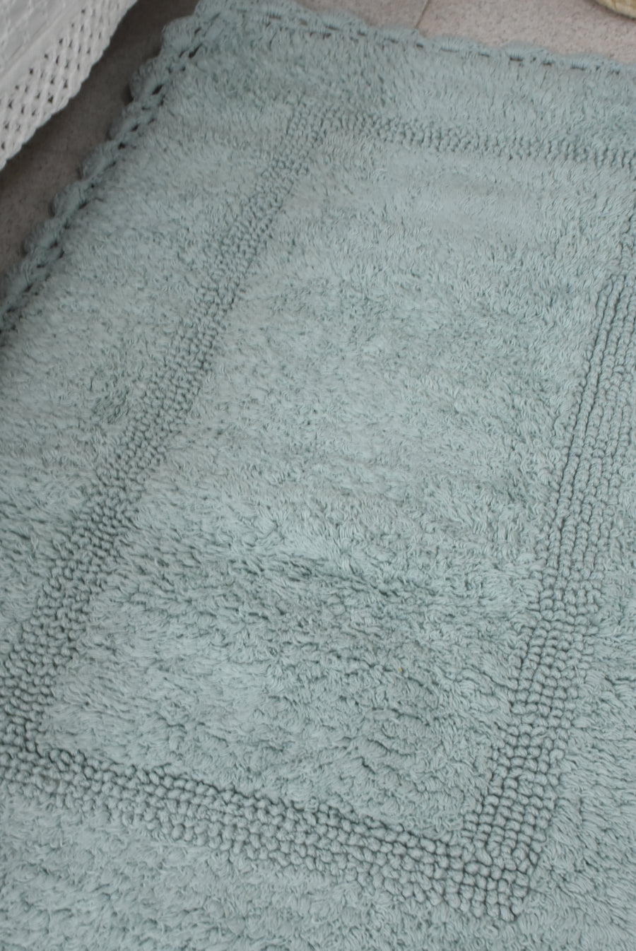 Alfombra Crochet Rosa