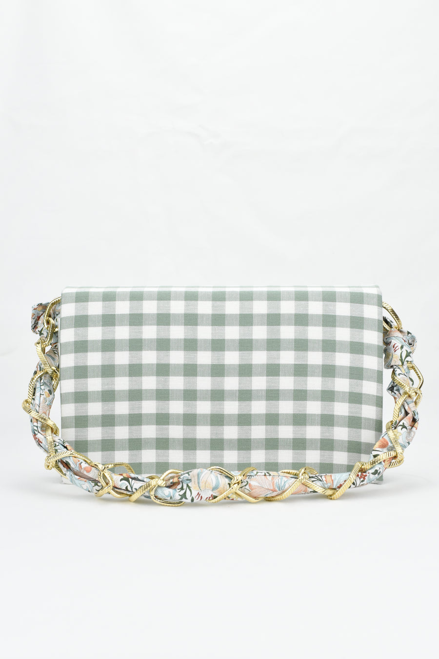 Cartera Dalí Vichy Verde Agua