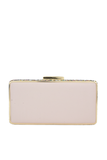 Clutch Rosa Chicle Lateral Multicolor