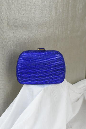 Clutch Cristalitos Azul Klein