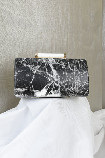 Clutch Mármol Negro