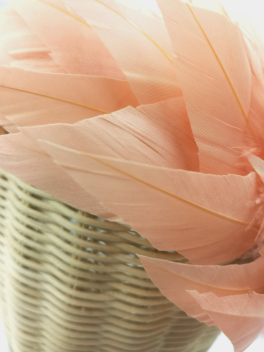 Diadema de Plumas Dharma Rosa