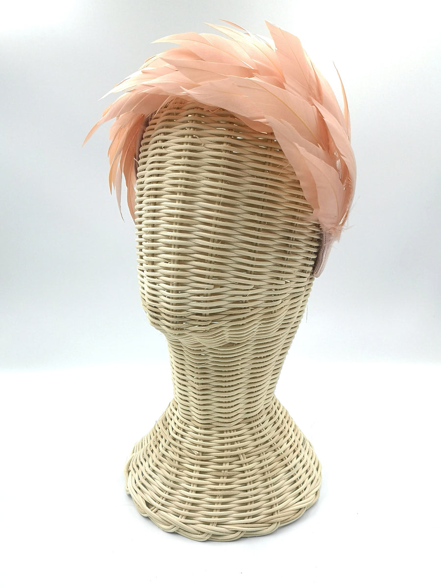 Diadema de Plumas Dharma Rosa