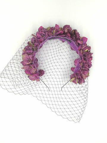 Diadema de flores Sofía