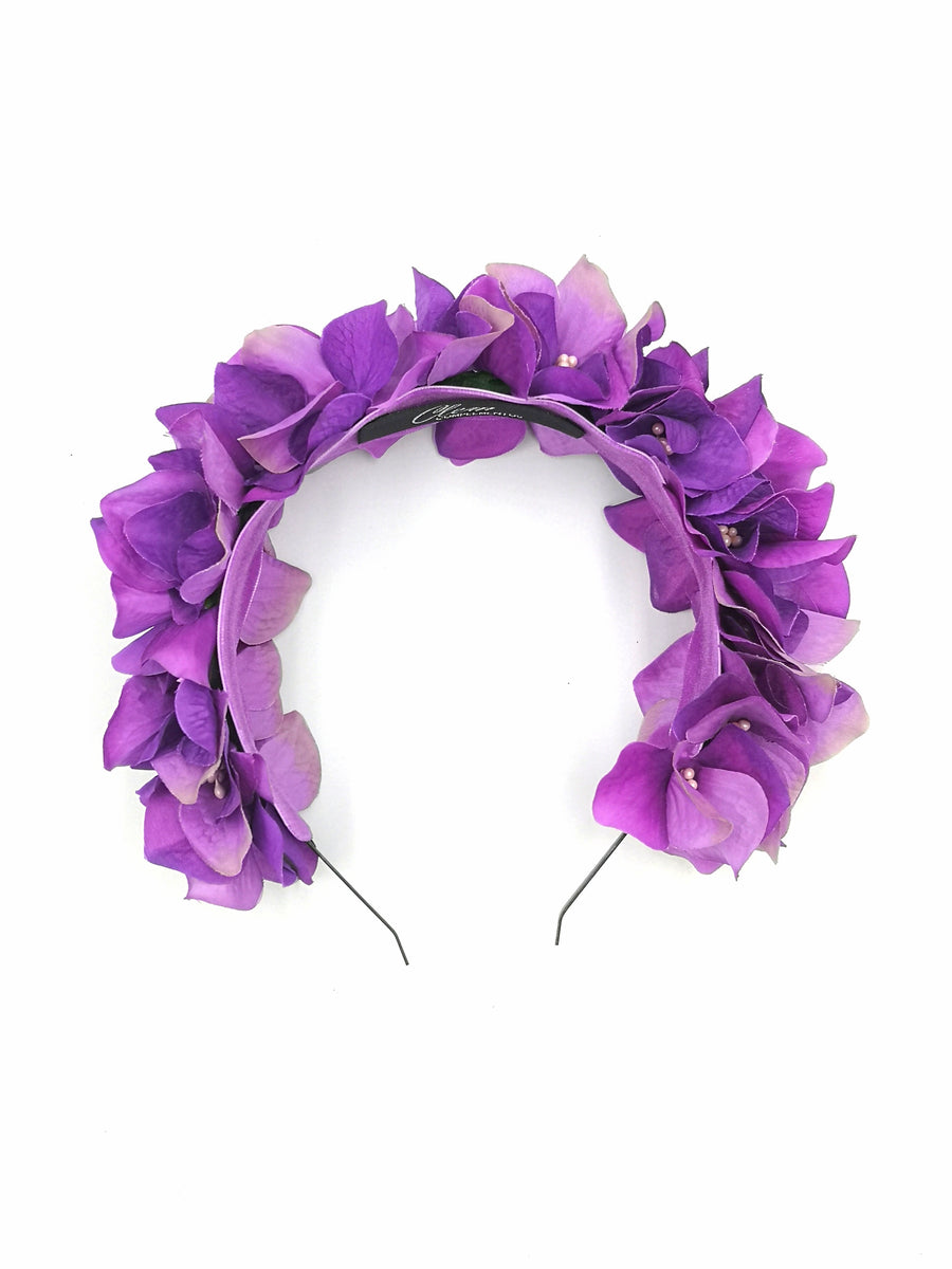 Diadema de flores Violeta