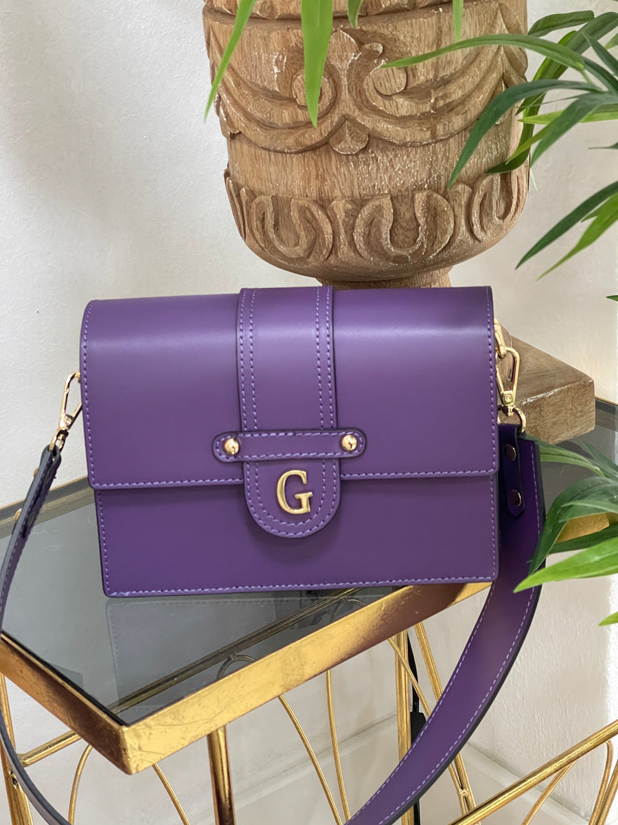 Bolso Piel New York Morado