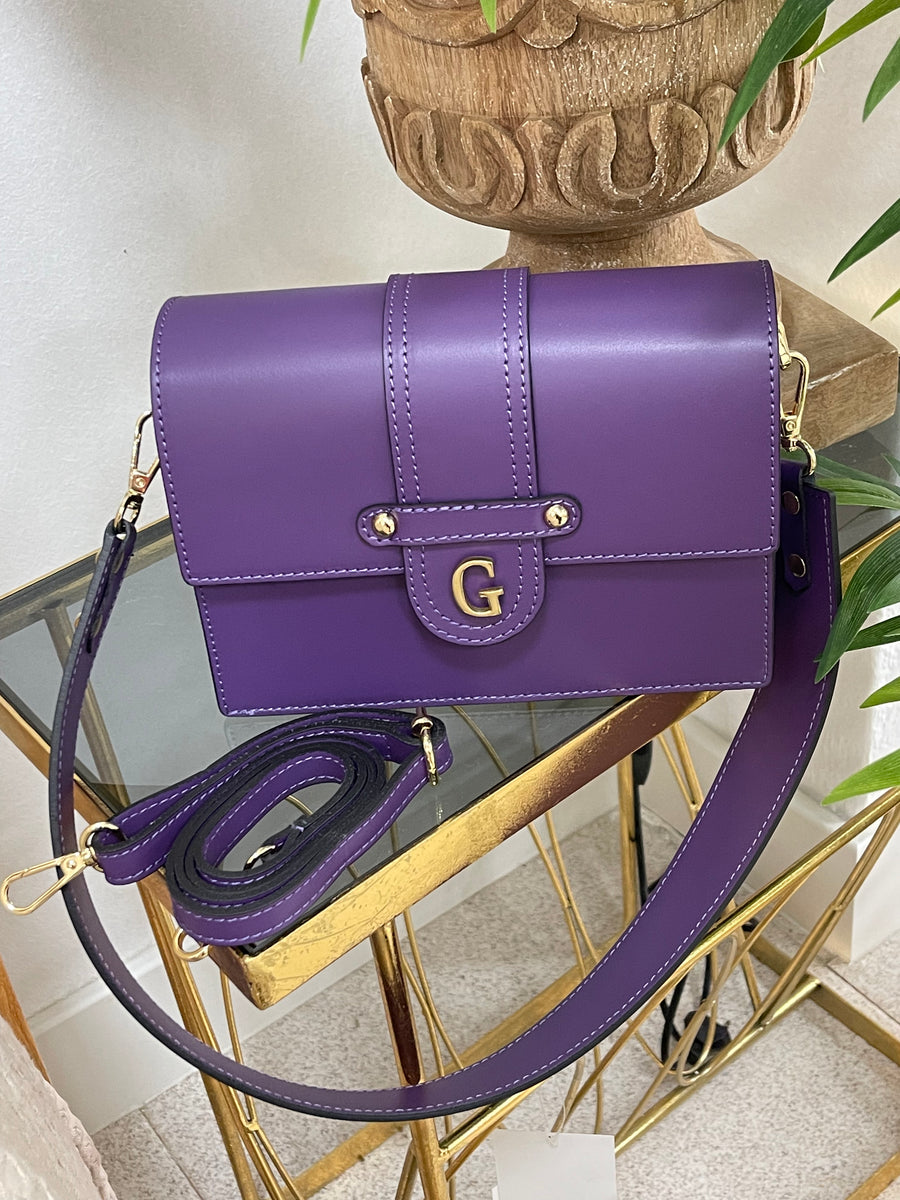 Bolso Piel New York Morado