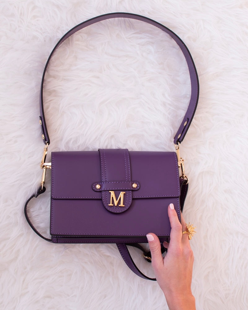 Bolso Piel New York Morado