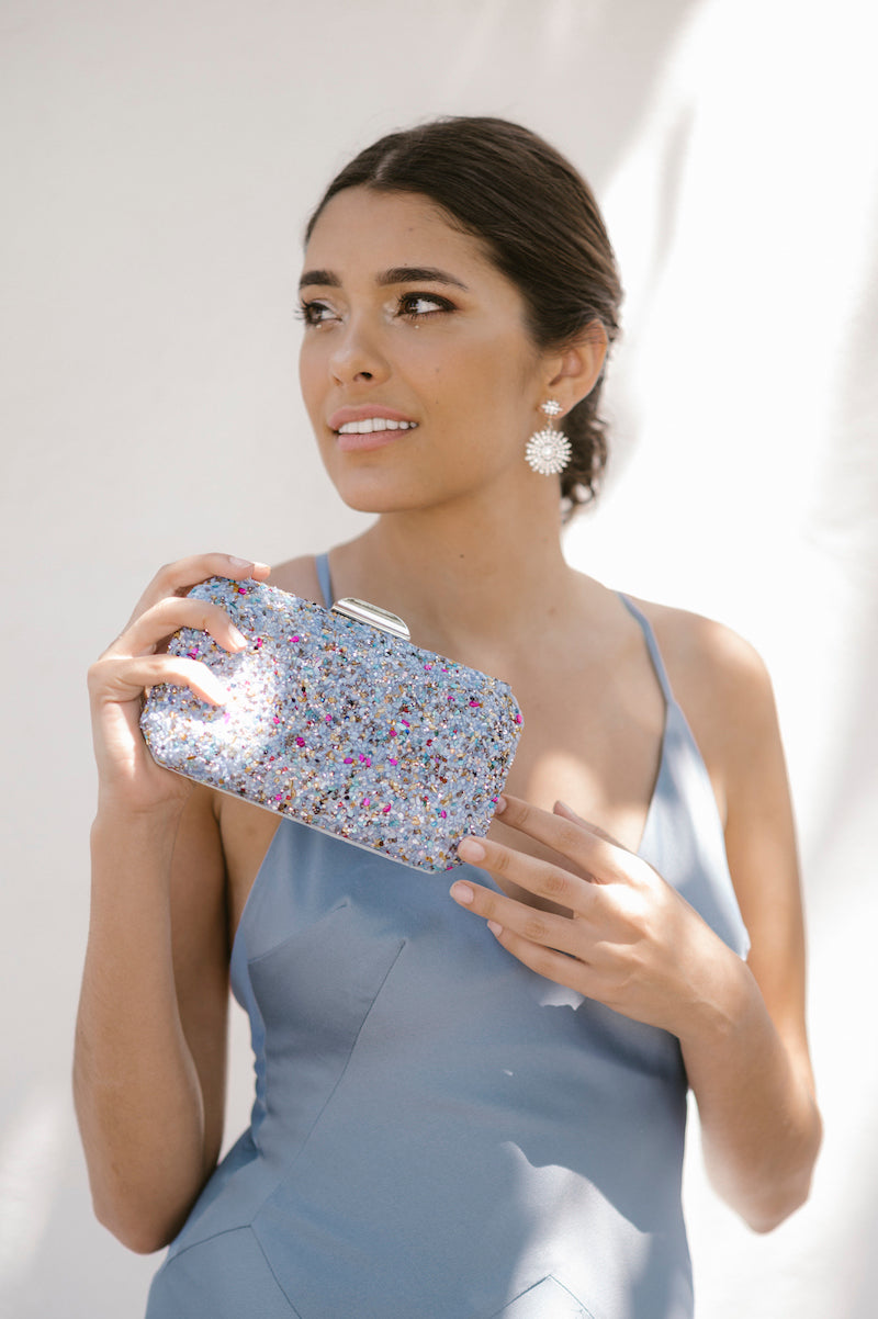 Clutch Araceli Azul claro