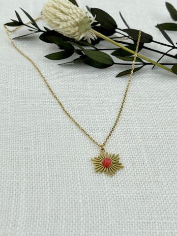 Colgante Cadena Estrella Coral