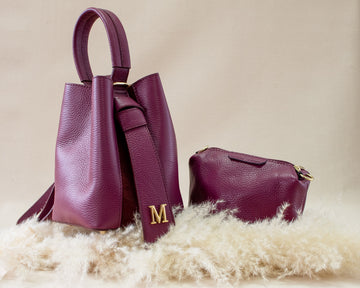 Bolso Bombonera Sophia Burdeos