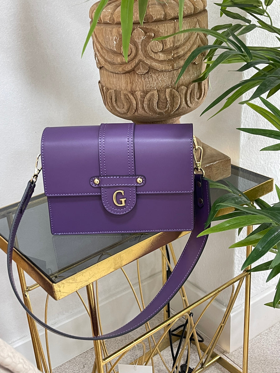 Bolso Piel New York Morado