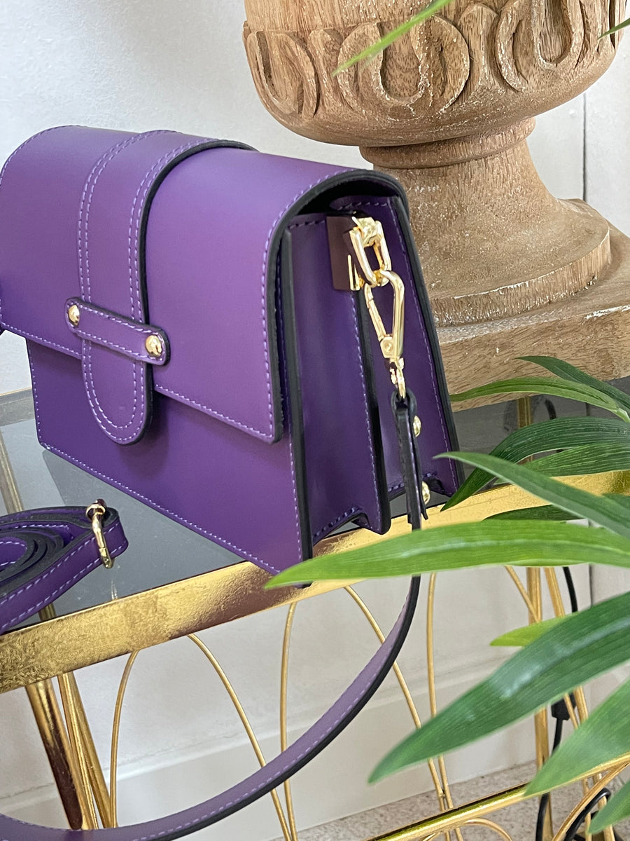 Bolso Piel New York Morado