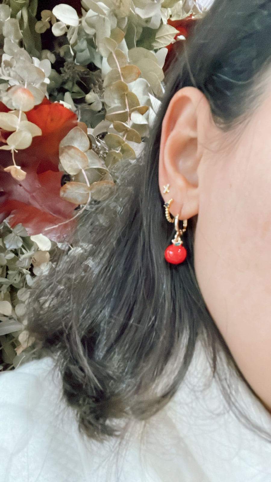 Pendientes Tomate